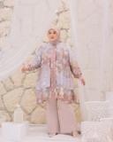 Zetta Tunik - Raspberry | Atasan Tunik Bigsize Jumbo
