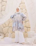 Zetta Tunik - Aqua | Atasan Tunik Bigsize Jumbo