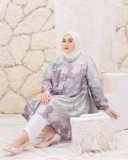 Zetta Tunik - Amethyst | Atasan Tunik Bigsize Jumbo