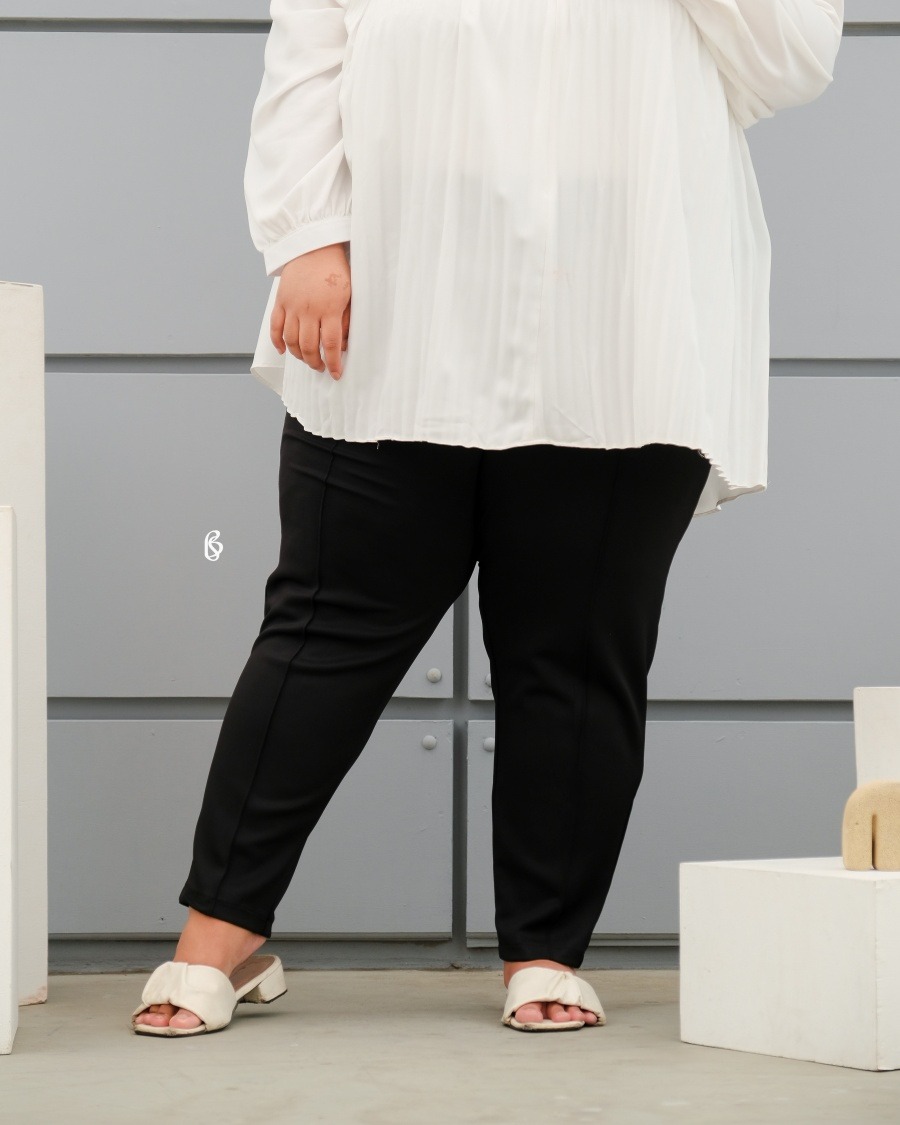 Jade Pants - Black | Celana Pencil Slimfit Pants Bigsize Jumbo