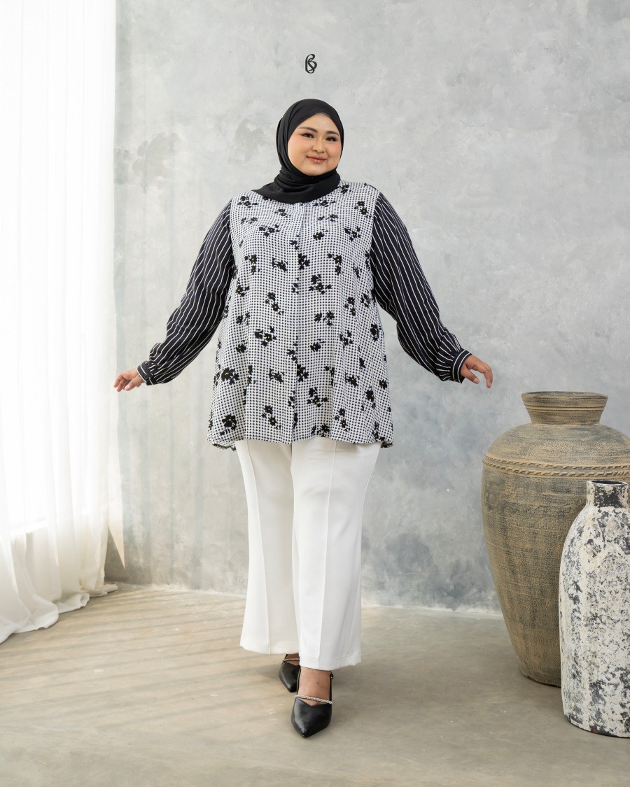 Bibigsize - Amber Blouse | Atasan Blouse Bigsize Jumbo