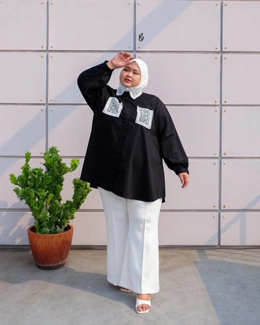 Image of Bibigsize - Viera Blouse | Atasan Blouse Bigsize Jumbo