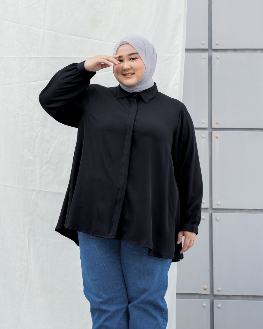 Bibigsize - Rania Blouse | Atasan Blouse Bigsize Jumbo