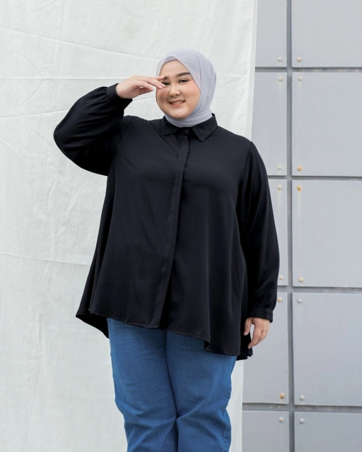 Image of Bibigsize - Rania Blouse | Atasan Blouse Bigsize Jumbo