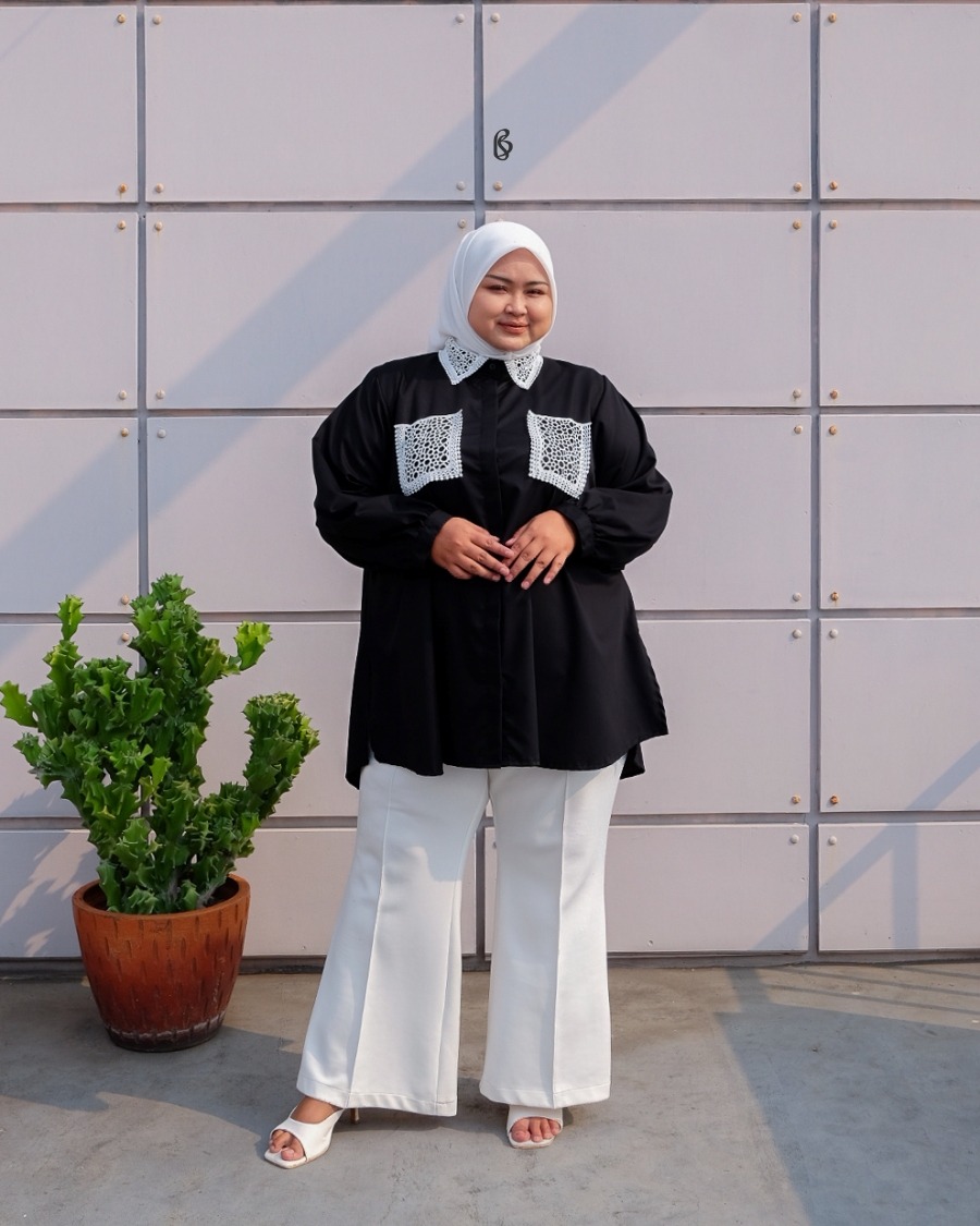 Bibigsize - Viera Blouse | Atasan Blouse Bigsize Jumbo