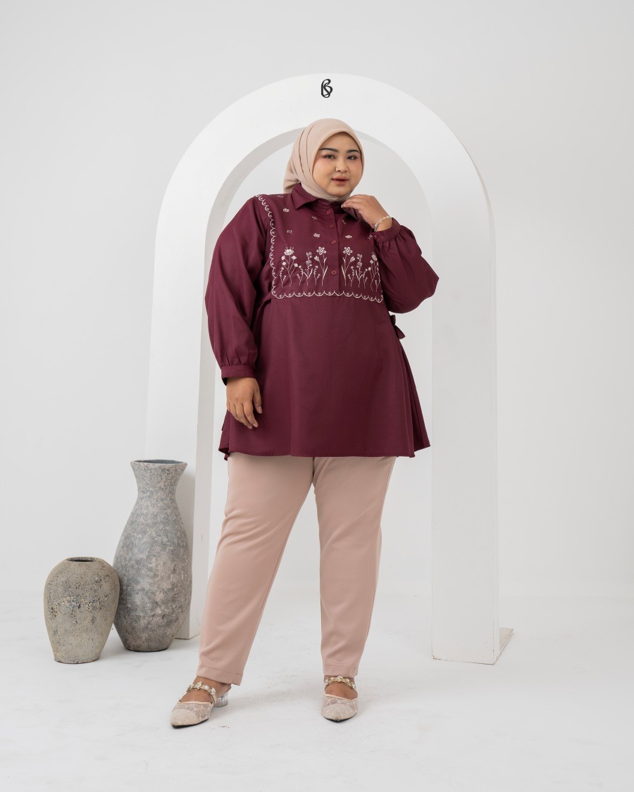 Bibigsize - Selena Blouse | Atasan Blouse Bigsize Jumbo