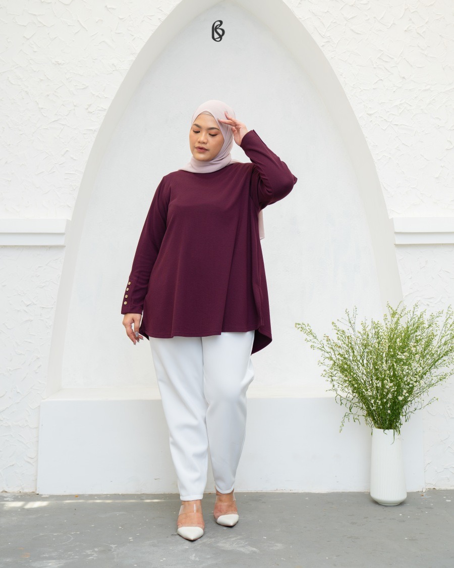 Bibigsize - Ella Blouse | Atasan Blouse Bigsize Jumbo
