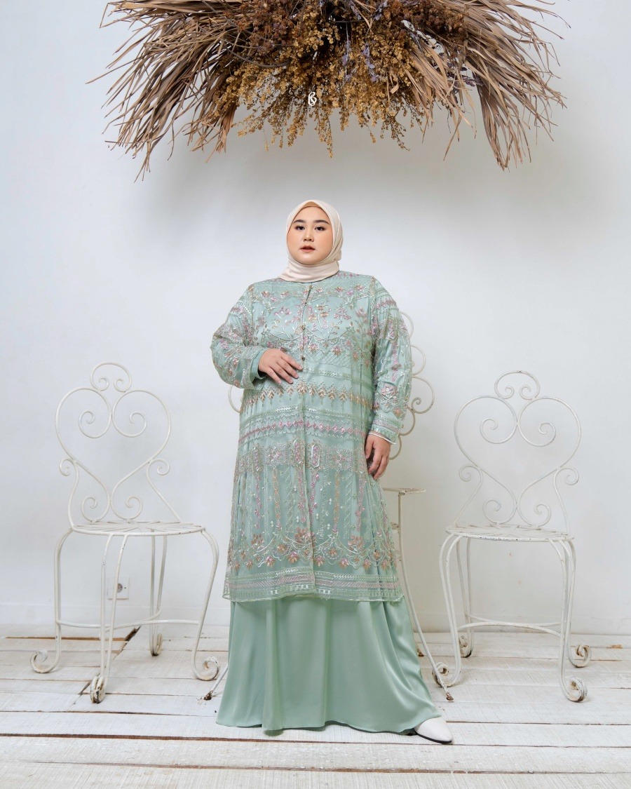 Renjana Outter - Mint | Outter Bigsize Jumbo