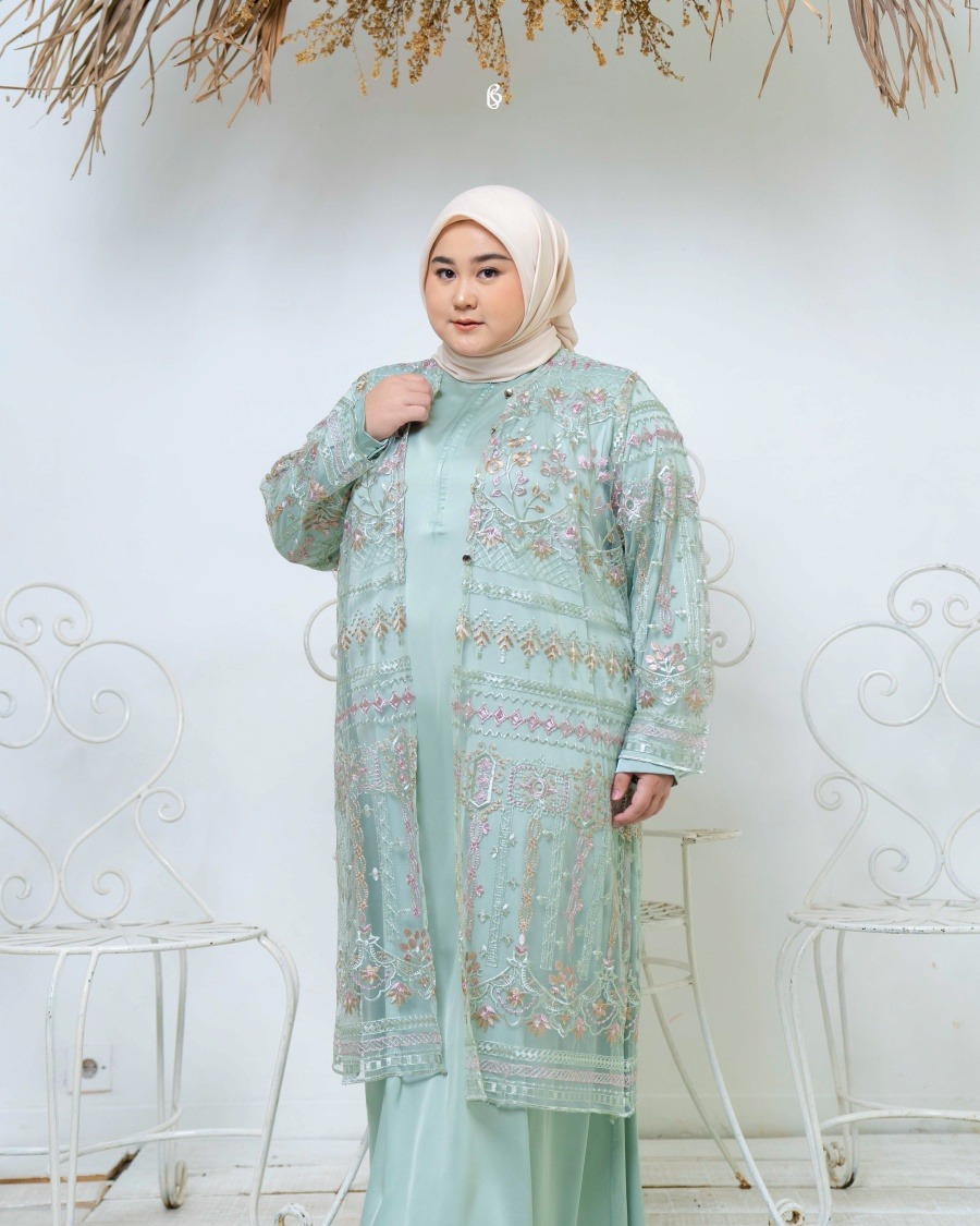 Renjana Outter - Mint | Outter Bigsize Jumbo