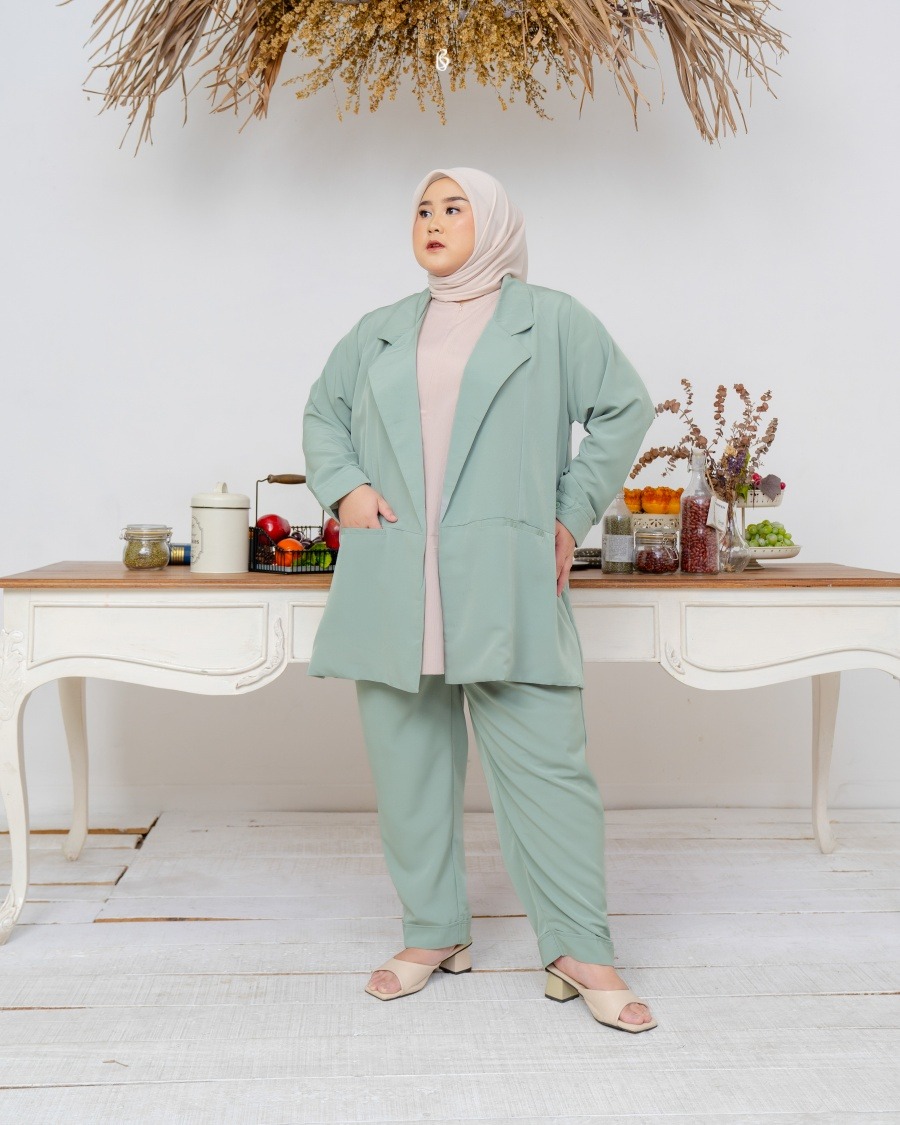 Odelia Blazer - Sea Salt | Blazer Bigsize Jumbo