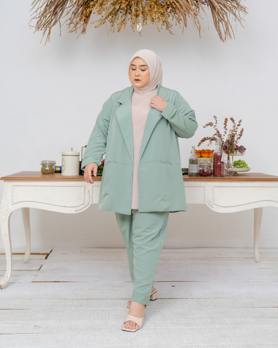 Odelia Blazer - Sea Salt | Blazer Bigsize Jumbo