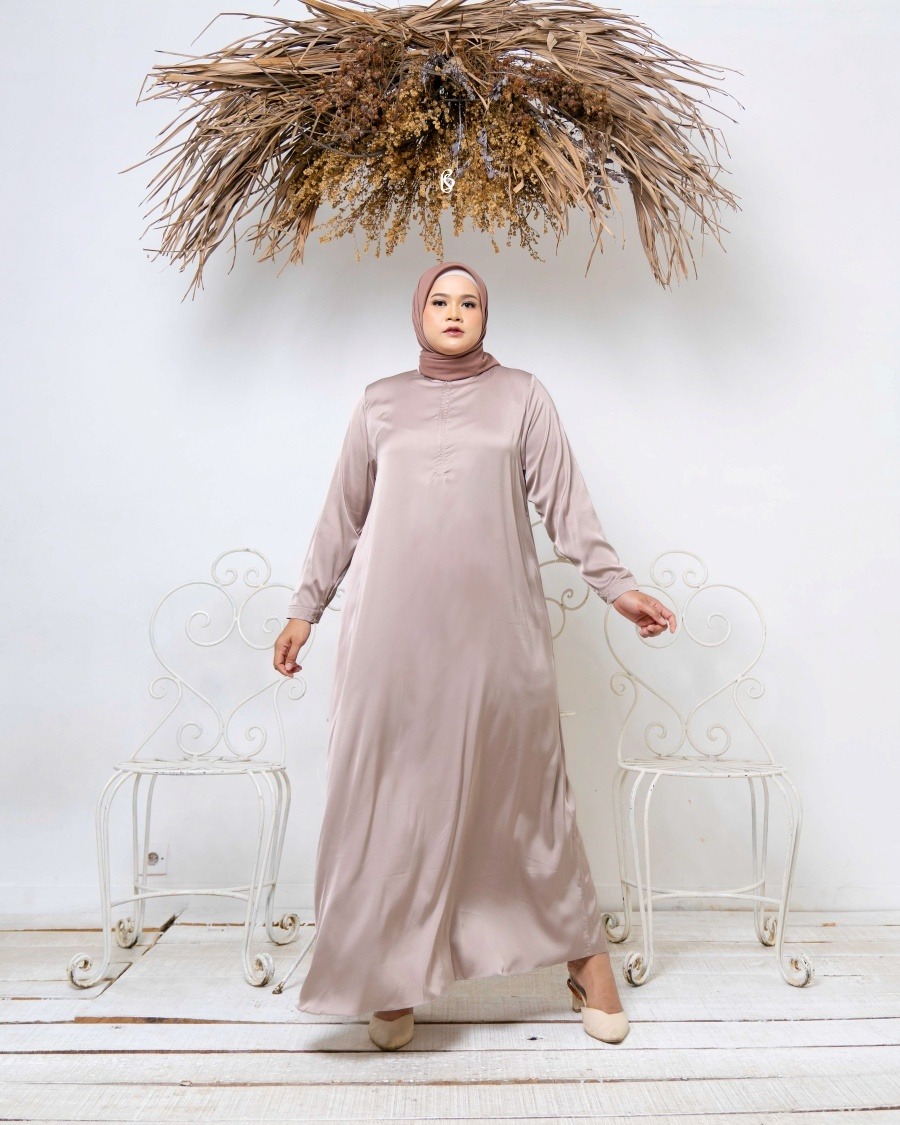 Kinanti Inner - Choco | Inner Dress Bigsize Jumbo