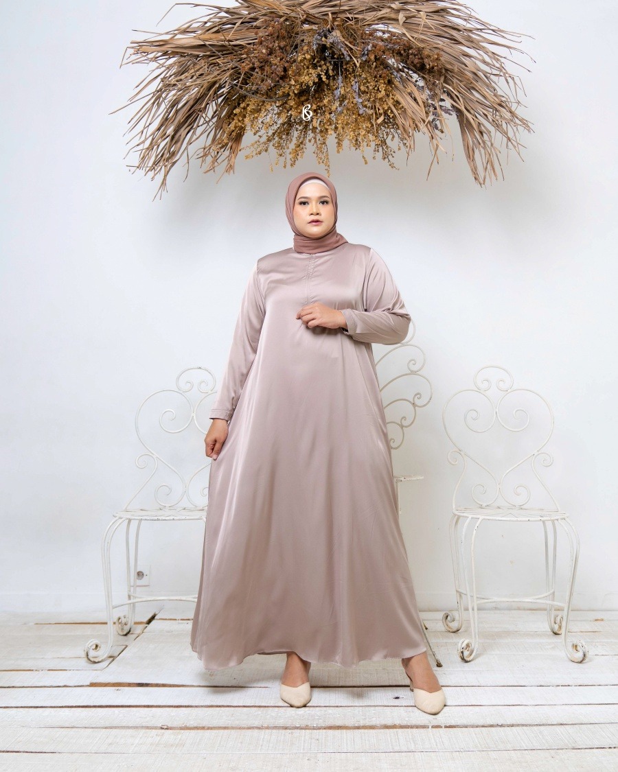 Kinanti Inner - Choco | Inner Dress Bigsize Jumbo