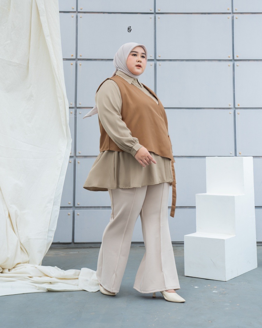 Zea Vest - Caramel | Vest Bibigsize Jumbo
