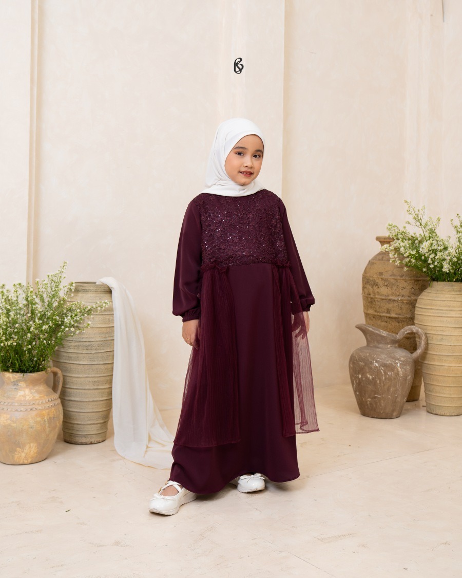 Raiya Series - Burgundy | Family Set