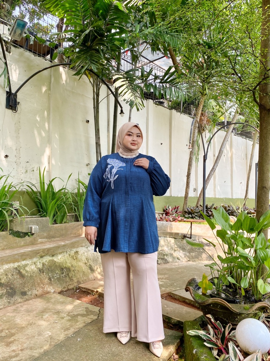 Bibigsize - Akira Blouse | Atasan Blouse Bigsize Jumbo