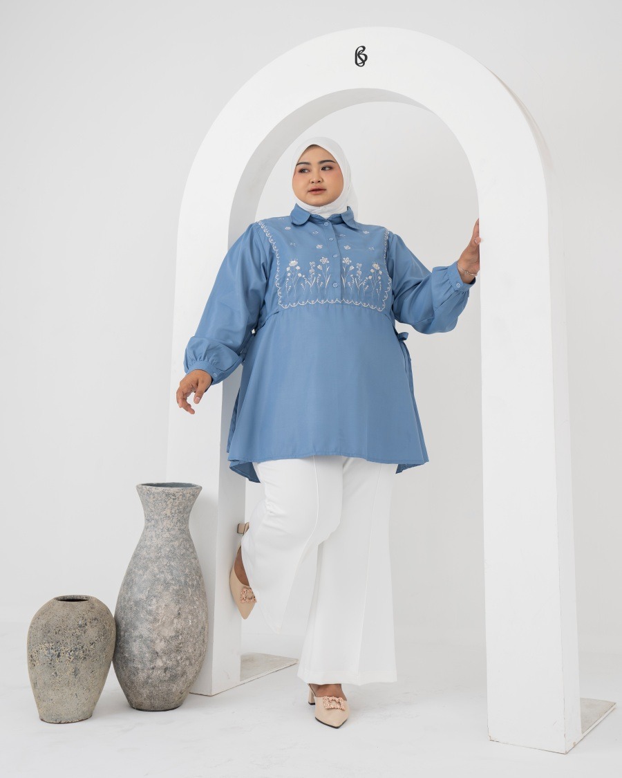 Bibigsize - Selena Blouse | Atasan Blouse Bigsize Jumbo