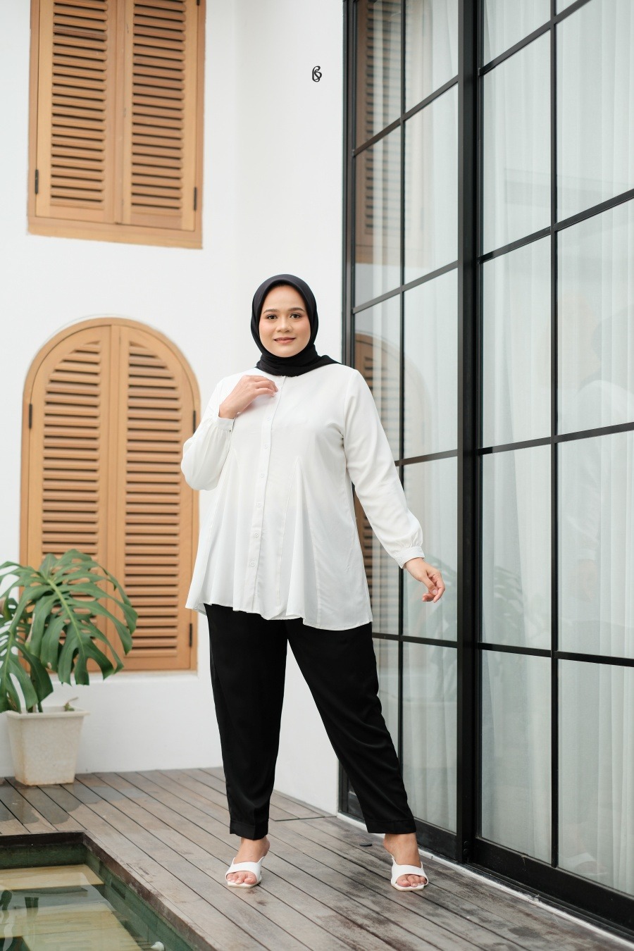 Eve Pants - Black | Bawahan Celana Ankle Bigsize Jumbo