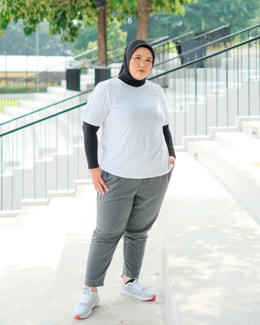 Inka Basic Tee - White | Kaos Bigsize Jumbo