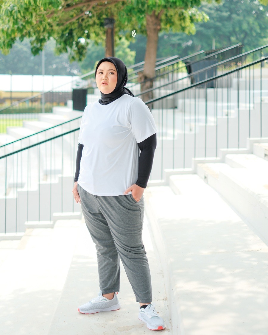 Inka Basic Tee - White | Kaos Bigsize Jumbo