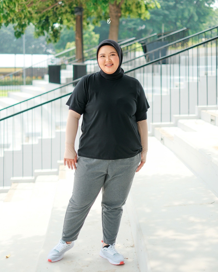 Inka Basic Tee - Black | Kaos Bigsize Jumbo
