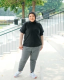 Inka Basic Tee - Black | Kaos Bigsize Jumbo