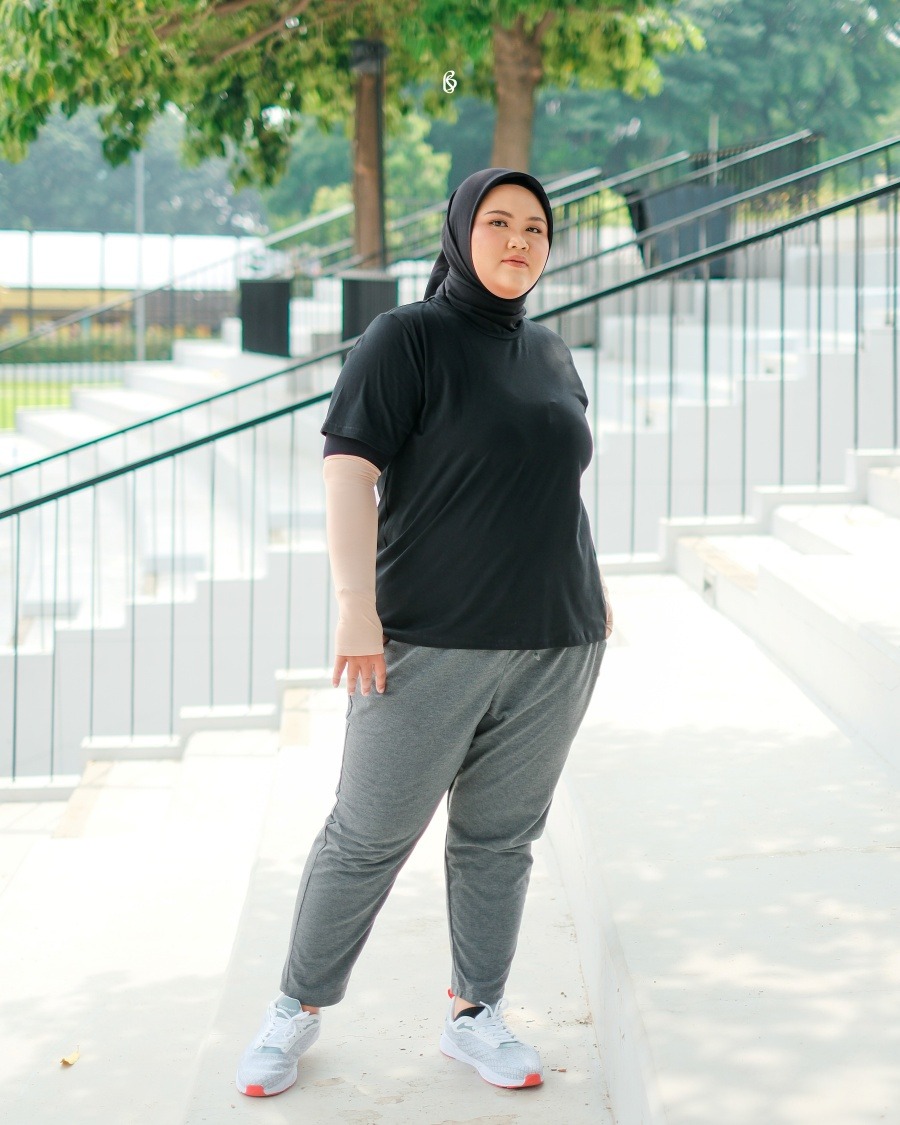 Inka Basic Tee - Black | Kaos Bigsize Jumbo