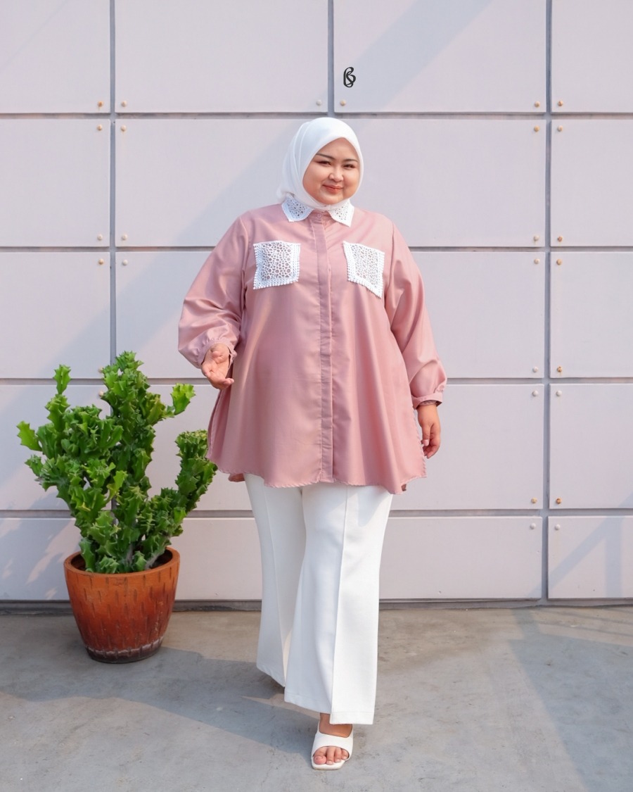 Bibigsize - Viera Blouse | Atasan Blouse Bigsize Jumbo