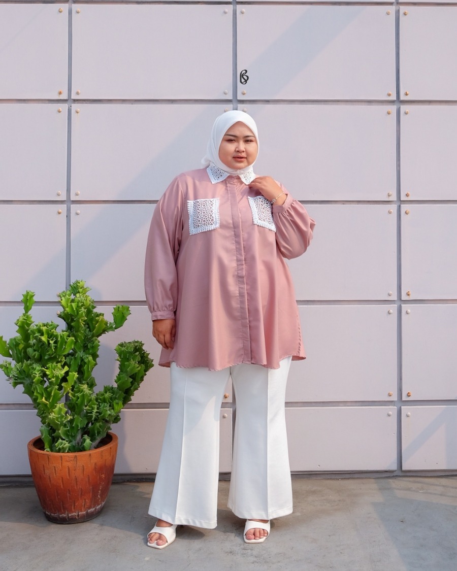 Bibigsize - Viera Blouse | Atasan Blouse Bigsize Jumbo