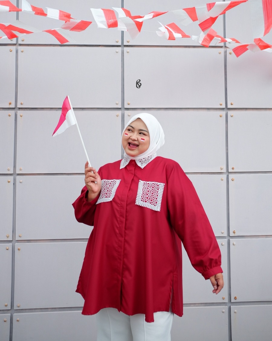 Bibigsize - Viera Blouse | Atasan Blouse Bigsize Jumbo