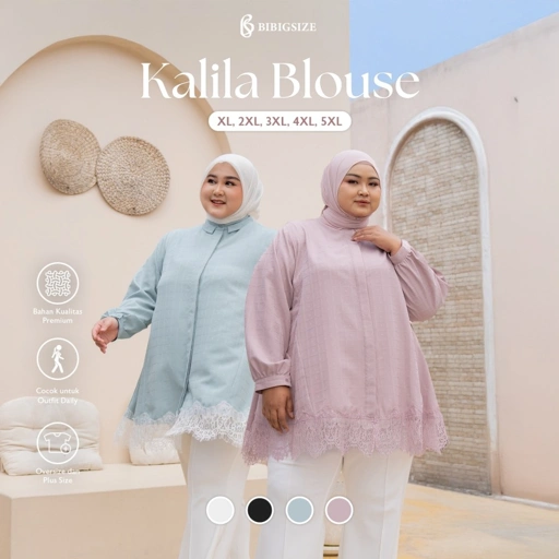 Image of Bibigsize - kalila Blouse | Atasan Blouse Bigsize Jumbo