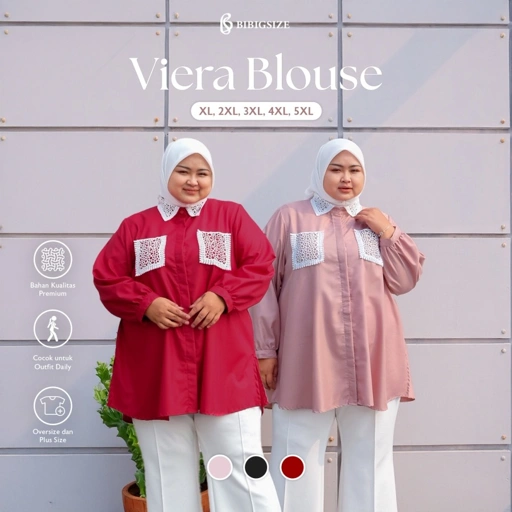 Image of Bibigsize - Viera Blouse | Atasan Blouse Bigsize Jumbo