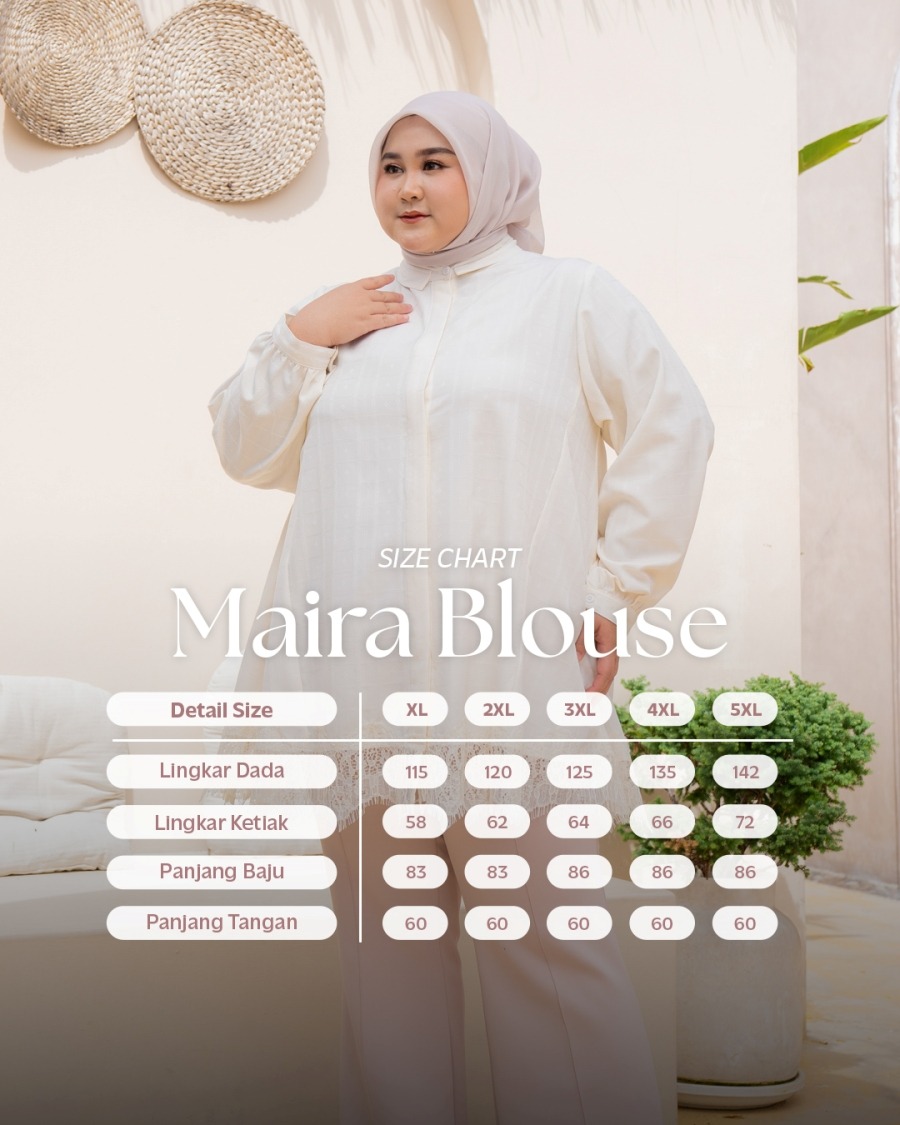 Bibigsize - kalila Blouse | Atasan Blouse Bigsize Jumbo