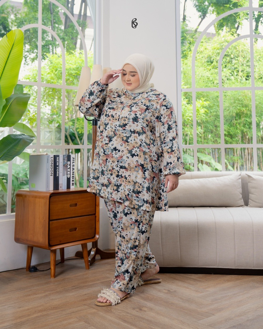 Deara Pajamas - Fossil | Piyama Bigsize Jumbo