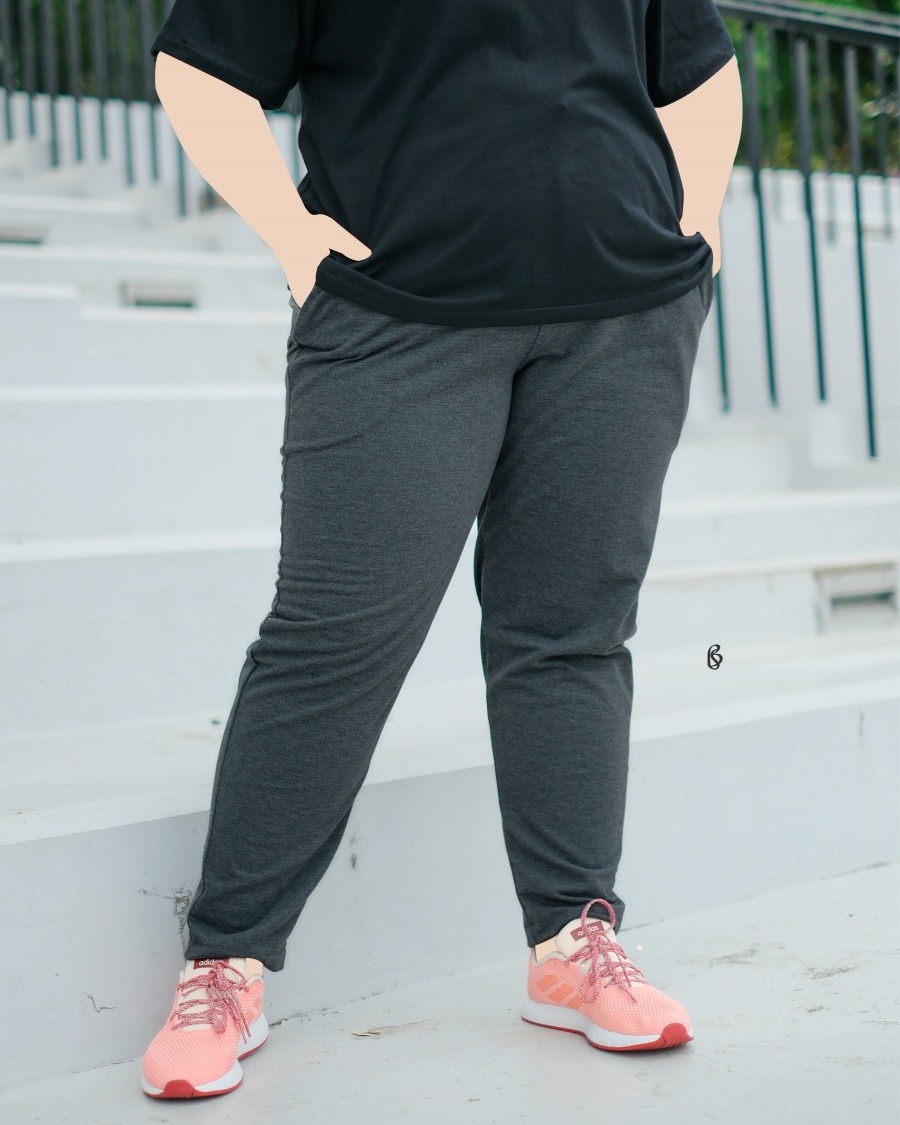 Lexa Pants - Misty | Celana Olahraga Bigsize Jumbo