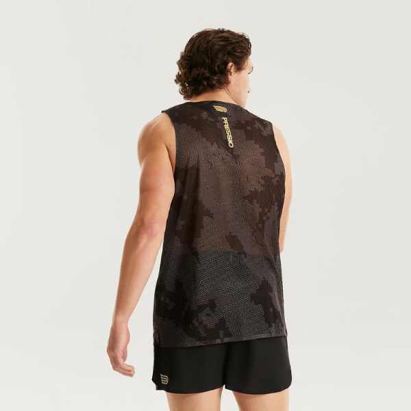 PRESSIO - Men - Elite Singlet - Camo/Black