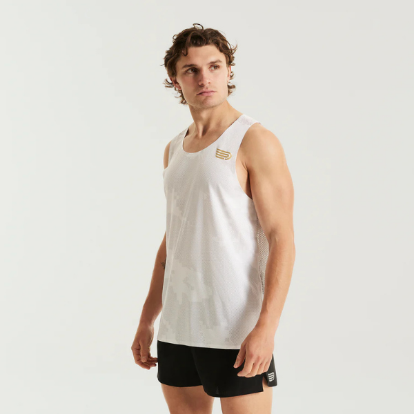 PRESSIO - Men - Elite Singlet - Camo/White