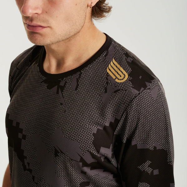 PRESSIO - Men - Elite SS Top - Camo/Black
