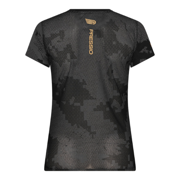 PRESSIO - Women - Elite SS Top - Camo/Black
