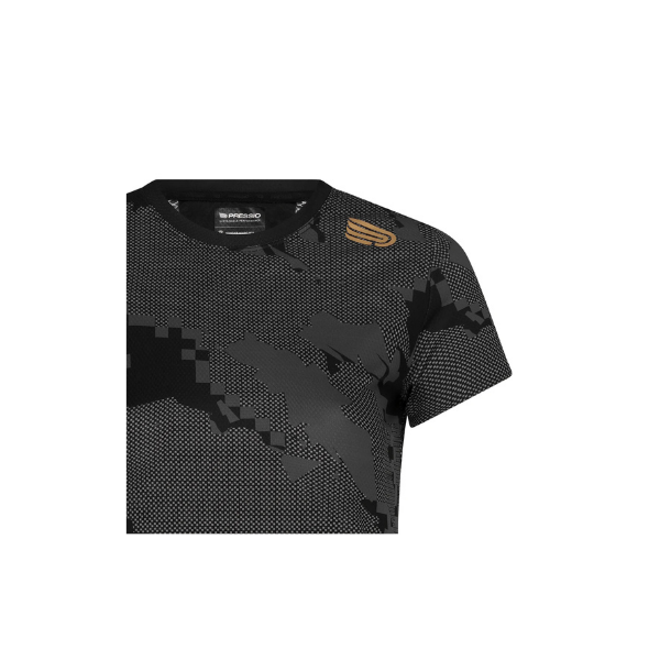 PRESSIO - Women - Elite SS Top - Camo/Black