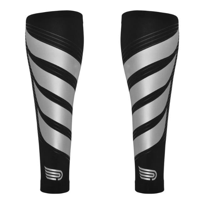 PRESSIO - Power Calf Guard - Black/Silver