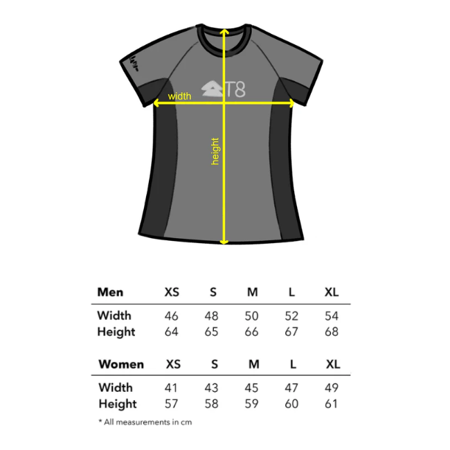 T8 - Women's Iced Tee - Pure Black 2