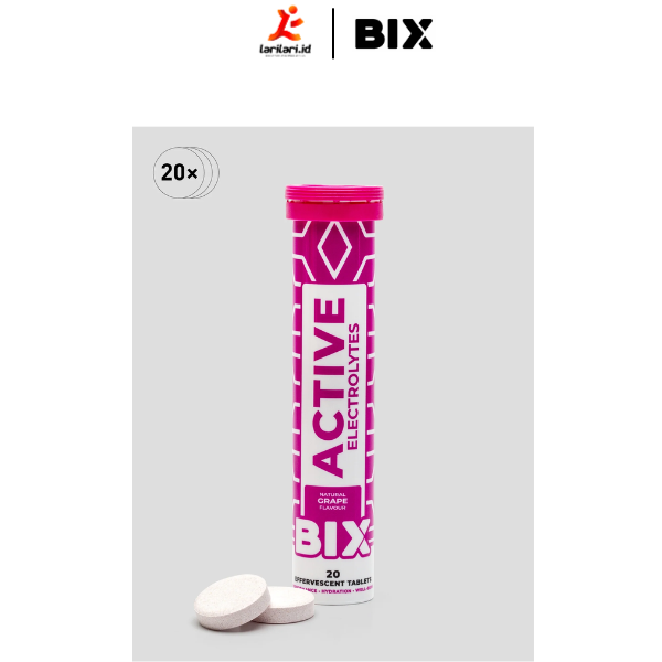 BIX - Active Electrolytes - Grape - Single Tube (20 Tablets)