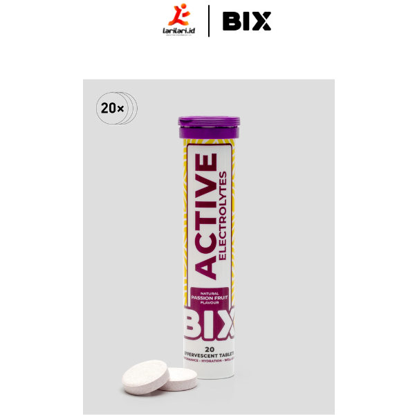 BIX - Active Electrolytes - Passion Fruit - Single Tube (20 Tablets)