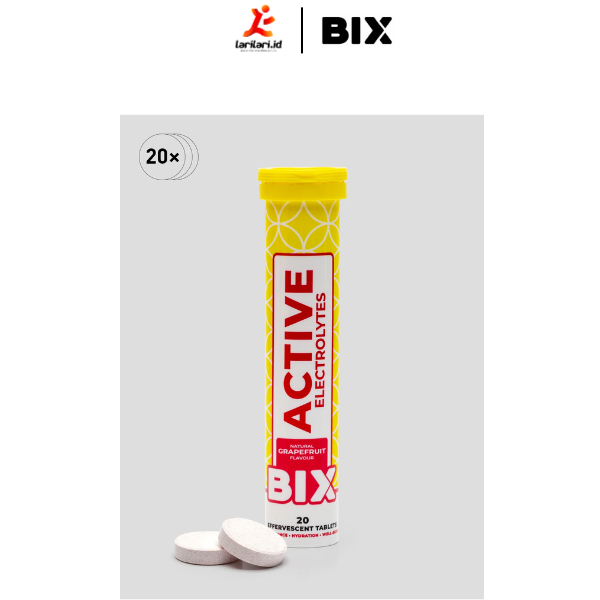 BIX - Active Electrolytes - Grapefruit - Single Tube (20 Tablets)