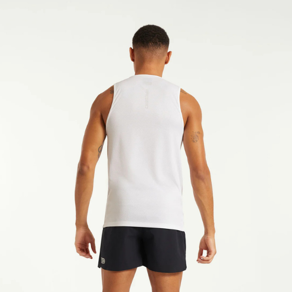 PRESSIO - Men - Perform Singlet - White/Matte