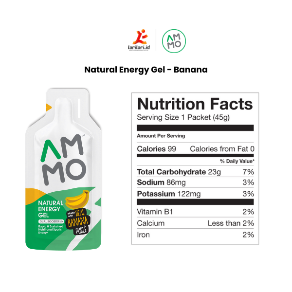 AMMO - Natural Energy Gel - Banana