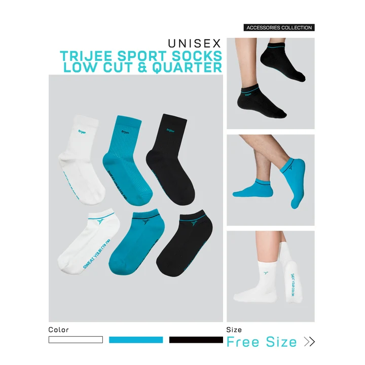 TRIJEE - Unisex Socks Low Cut