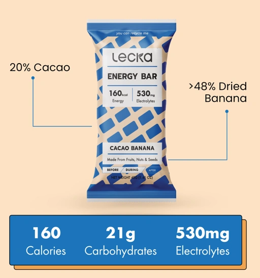 LECKA - Energy Bar - Cacao Banana