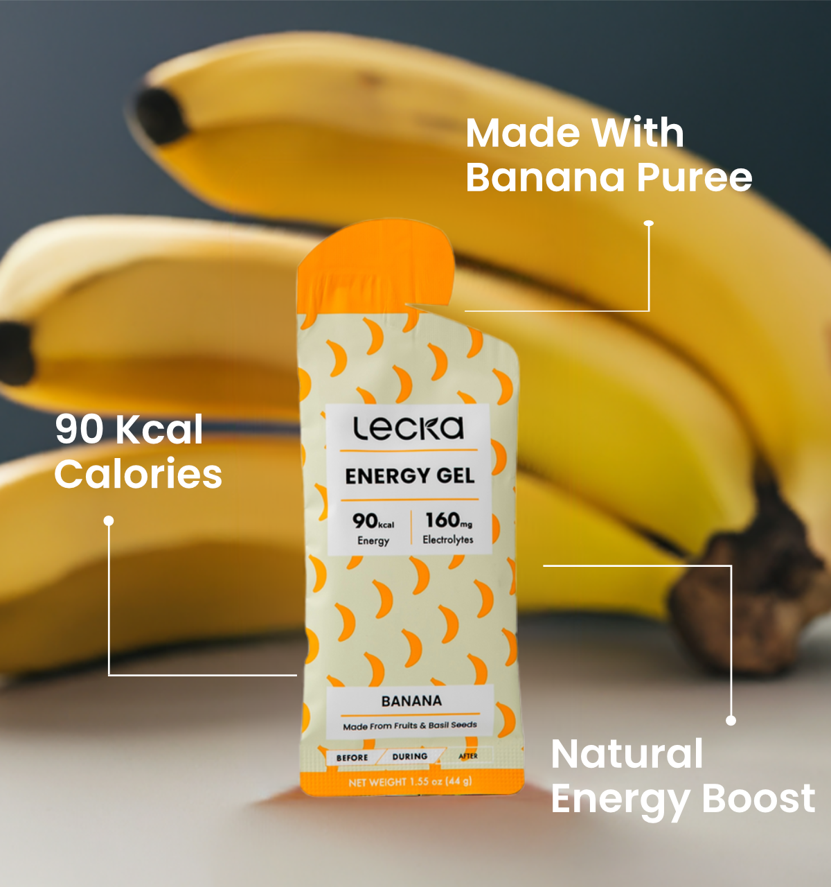 LECKA - Energy Gel - Banana